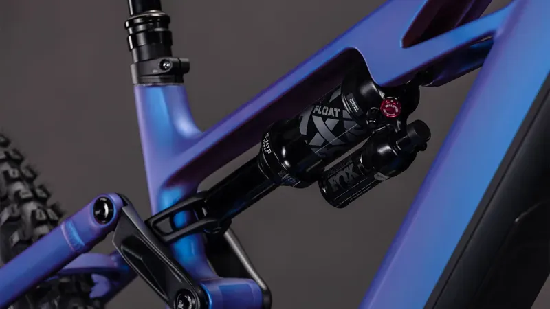 Cube Stereo Hybrid One77 HPC SLX 800 E-MTB in Blue Iris/Black-6