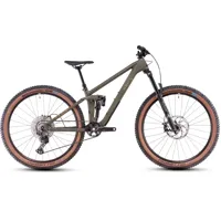 South Downs Bikes Cube Stereo One44 HPC Rookie Kids Bike in Dusty Olive/Gold | FREE delivery over £30 + Cycle Scheme