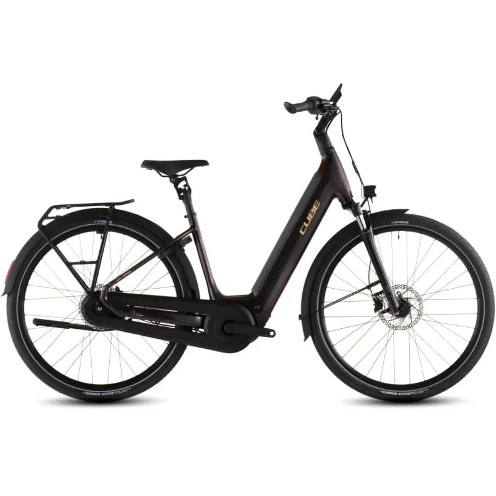 South Downs Bikes Cube Supreme Hybrid Comfort Pro 600 eHybrid Bike in Solar Eclipse/Gold | FREE delivery over £30 + Cycle Scheme