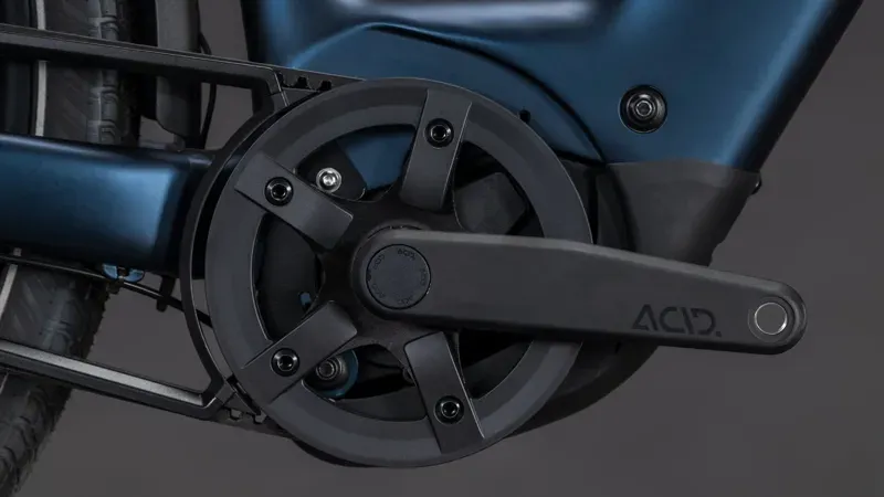 Cube Supreme Hybrid Deluxe One 600 eHybrid Bike in Indigo Blue-4