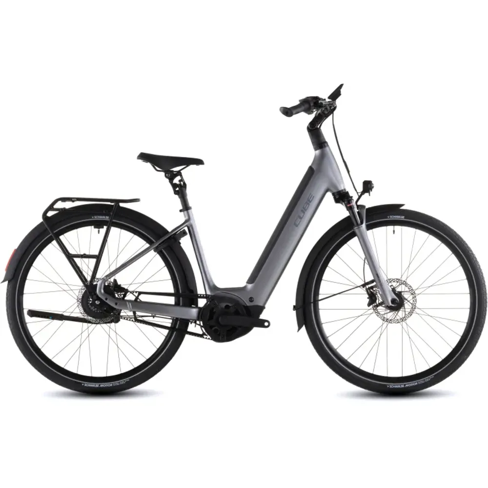 South Downs Bikes Cube Supreme Hybrid Deluxe Pro 600 eHybrid Bike in Quicksilver | FREE delivery over £30 + Cycle Scheme
