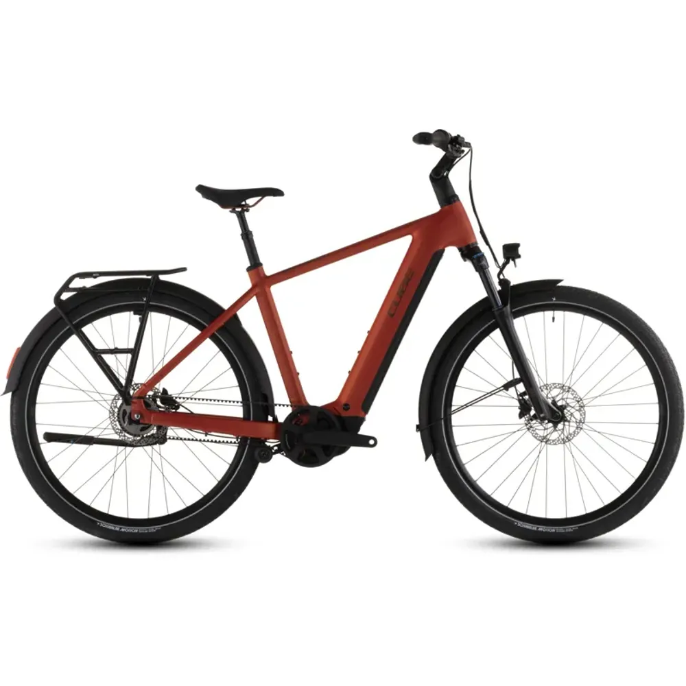 South Downs Bikes Cube Touring Hybrid Comfort SLX 800 E-Hybrid Bike in Chilli/Chrome | FREE delivery over £30 + Cycle Scheme