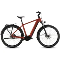 South Downs Bikes Cube Touring Hybrid Comfort SLX 800 E-Hybrid Bike in Chilli/Chrome | FREE delivery over £30 + Cycle Scheme
