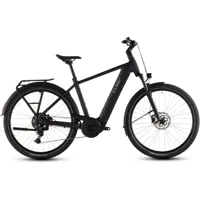 South Downs Bikes Cube Touring Hybrid One 600 E-Hybrid Bike in Coal/Chrome | FREE delivery over £30 + Cycle Scheme