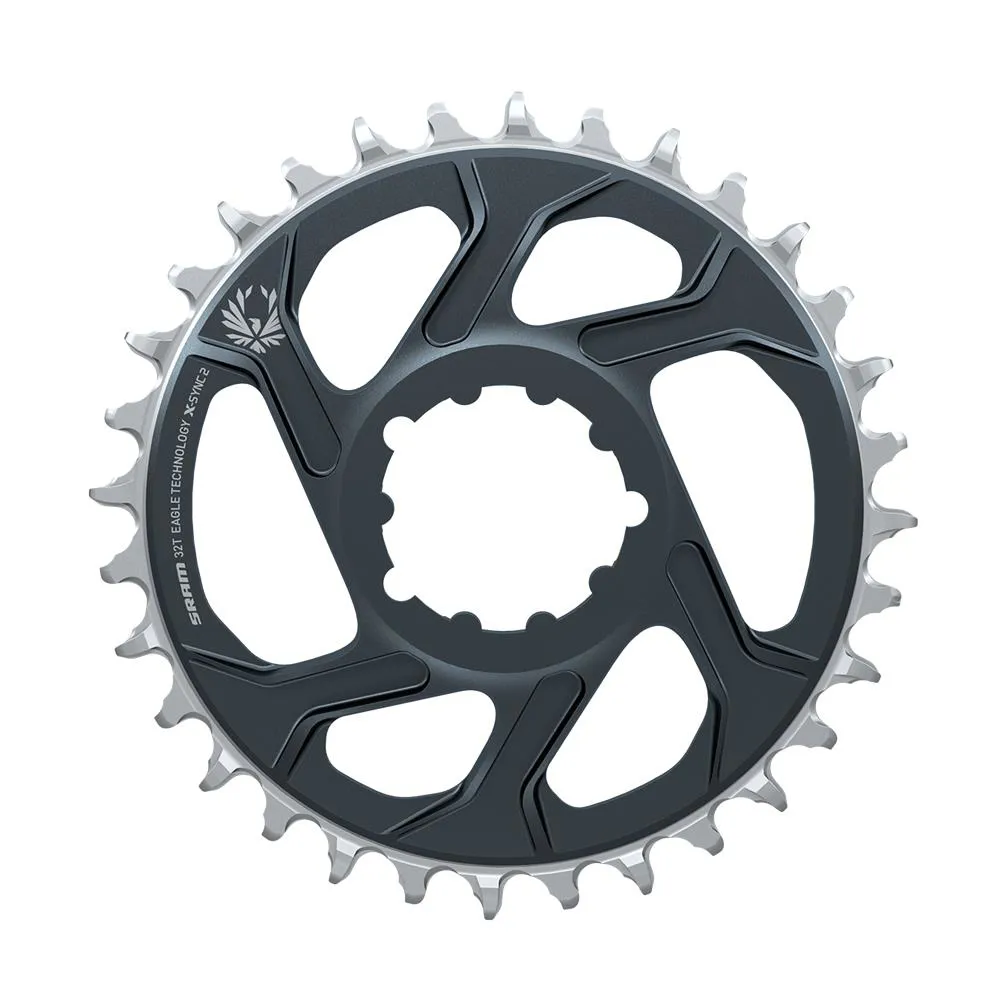 South Downs Bikes SRAM X-Sync 2 DM 3mm Offset Boost Eagle Chainring in Lunar/Polar Grey | FREE delivery over £30 + Cycle Scheme