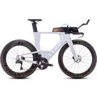 South Downs Bikes Cube Aerium c:68x Race Triathlon Bike in Fog Grey/White | FREE delivery over £30 + Cycle Scheme
