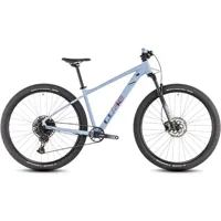 South Downs Bikes Cube Attention SLX Mountain Bike in Pidgeon Blue/Ruby Red | FREE delivery over £30 + Cycle Scheme