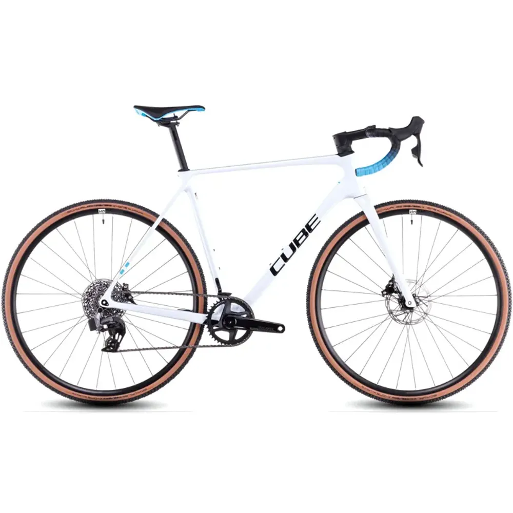 South Downs Bikes Cube Cross Race c:62 Race Cyclocross Bike in Polar White/Blue | FREE delivery over £30 + Cycle Scheme