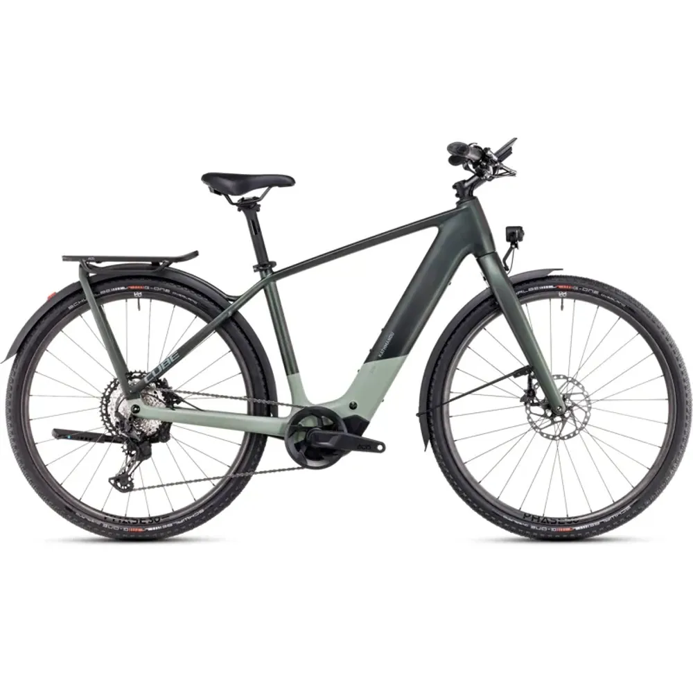 South Downs Bikes Cube Kathmandu Hybrid C:62 SLT 400X Hybrid Bike in Stellar/Origano Green | FREE delivery over £30 + Cycle Scheme