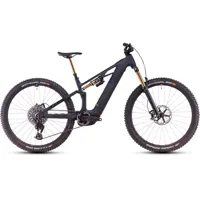 South Downs Bikes Cube Stereo Hybrid One44 HPC AT eMountain Bike in Carbon/Gold | FREE delivery over £30 + Cycle Scheme