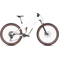 South Downs Bikes Cube Stereo One22 c:62 SLT 29 Mountain Bike in Metallic White/Black | FREE delivery over £30 + Cycle Scheme