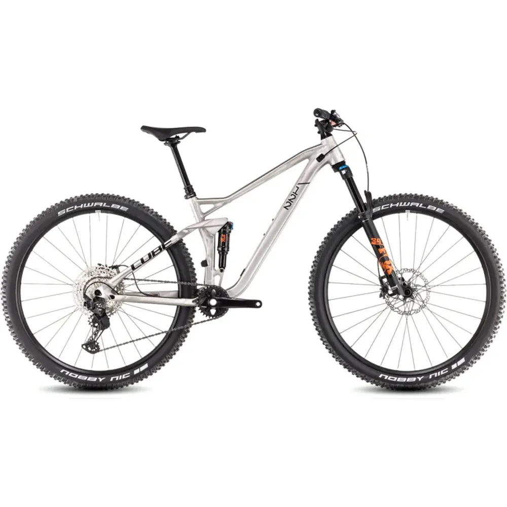 South Downs Bikes Cube Stereo One22 Race Mountain Bike in Raw Metal/Black | FREE delivery over £30 + Cycle Scheme