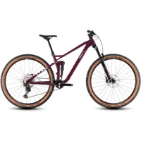 South Downs Bikes Cube Stereo One22 Race Mountain Bike in Wine/Grey | FREE delivery over £30 + Cycle Scheme