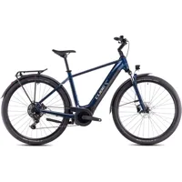 South Downs Bikes Cube Touring Hybrid One 625 Electric Bike in Deep Sea/Chrome | FREE delivery over £30 + Cycle Scheme