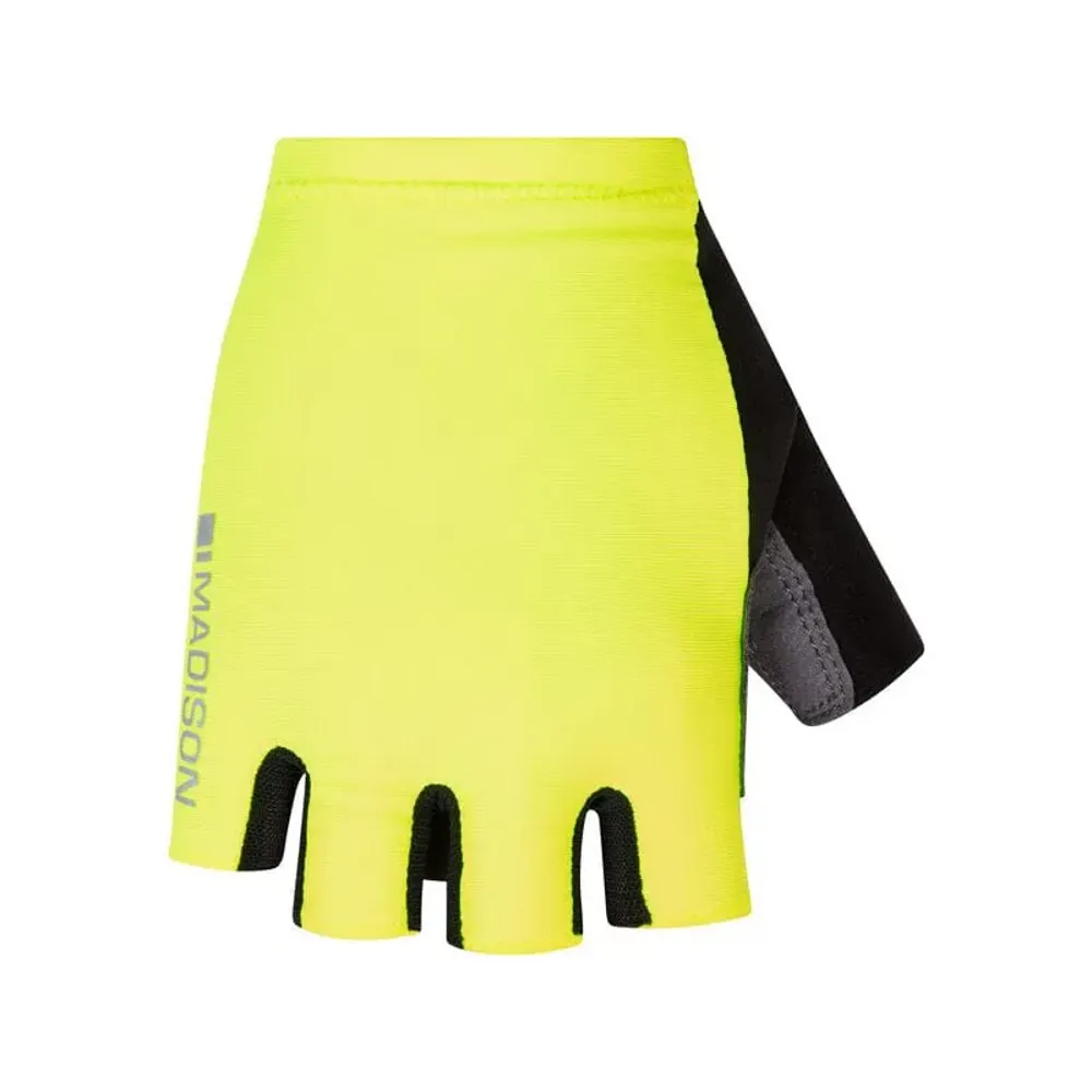 South Downs Bikes Madison Freewheel Mitts in HiViz Yellow | FREE delivery over £30 + Cycle Scheme
