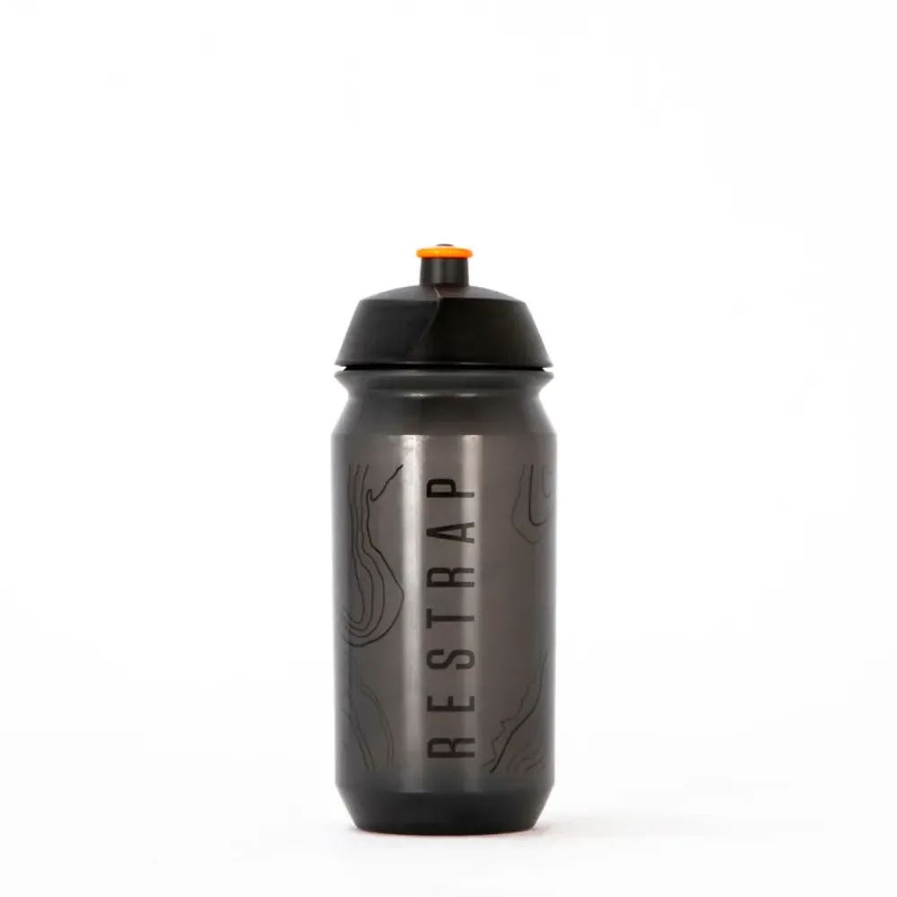 South Downs Bikes Restrap Contour Design 500ml Water Bottle in Smoke/Orange | FREE delivery over £30 + Cycle Scheme