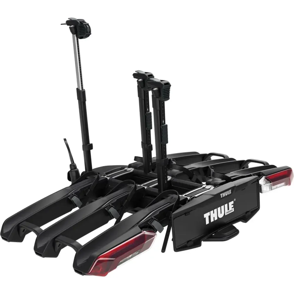 South Downs Bikes Thule Epos 3-Bike 13-pin Foldable Towbar Bike Rack in Black/Silver | FREE delivery over £30 + Cycle Scheme