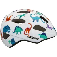 South Downs Bikes Lazer PNut KC Kid's Helmet in Dinosaurs White | FREE delivery over £30 + Cycle Scheme