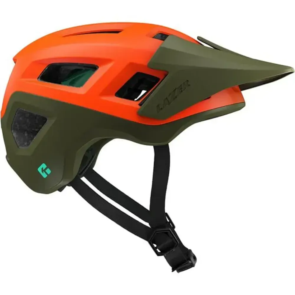 South Downs Bikes Lazer Coyote KinetiCore Helmet in Orange/Green | FREE delivery over £30 + Cycle Scheme