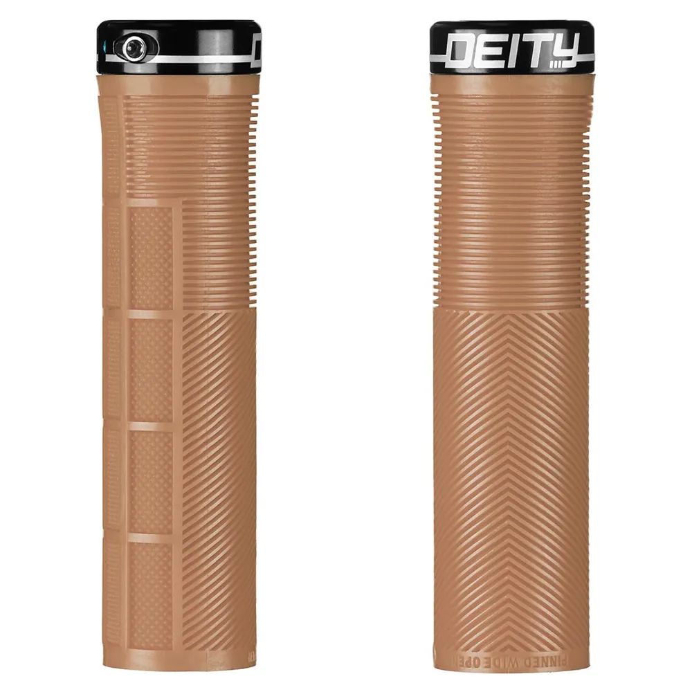 South Downs Bikes Deity Knuckleduster Grips in Brown | FREE delivery over £30 + Cycle Scheme