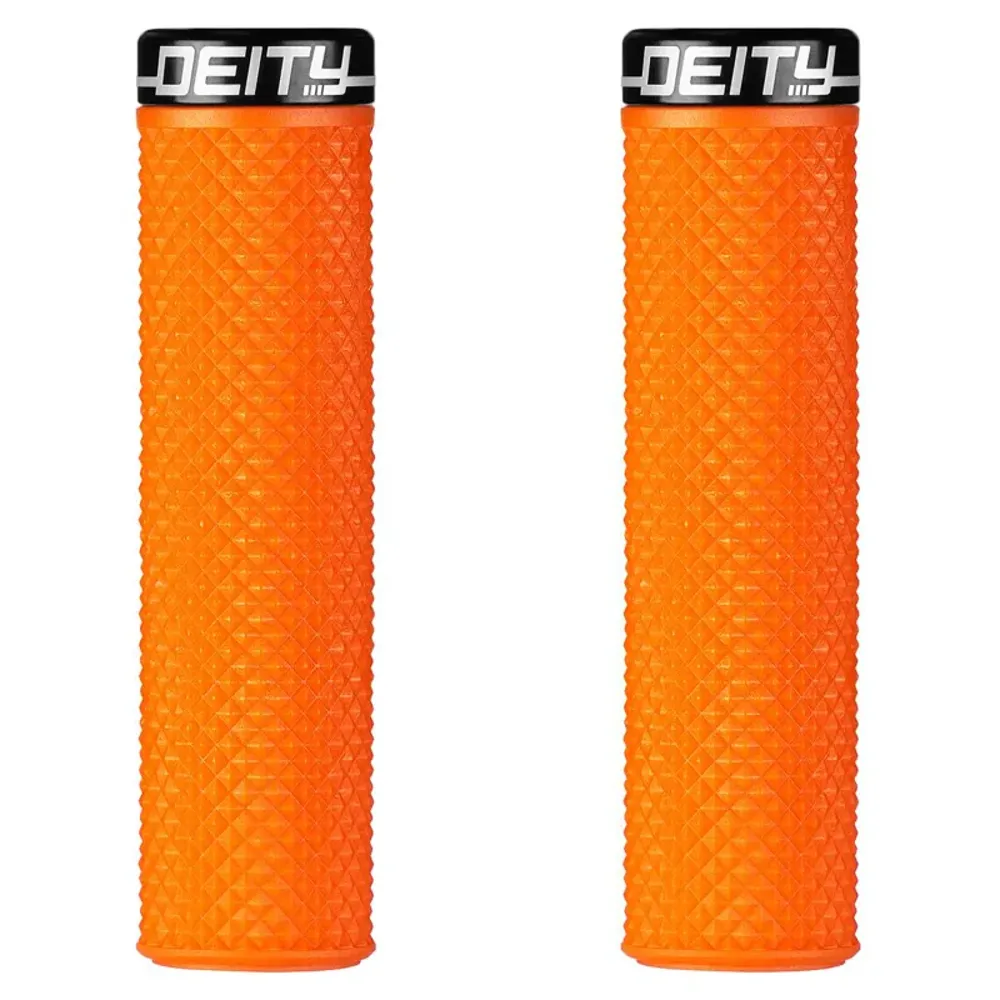 South Downs Bikes Deity Supracush Grips in Orange | FREE delivery over £30 + Cycle Scheme