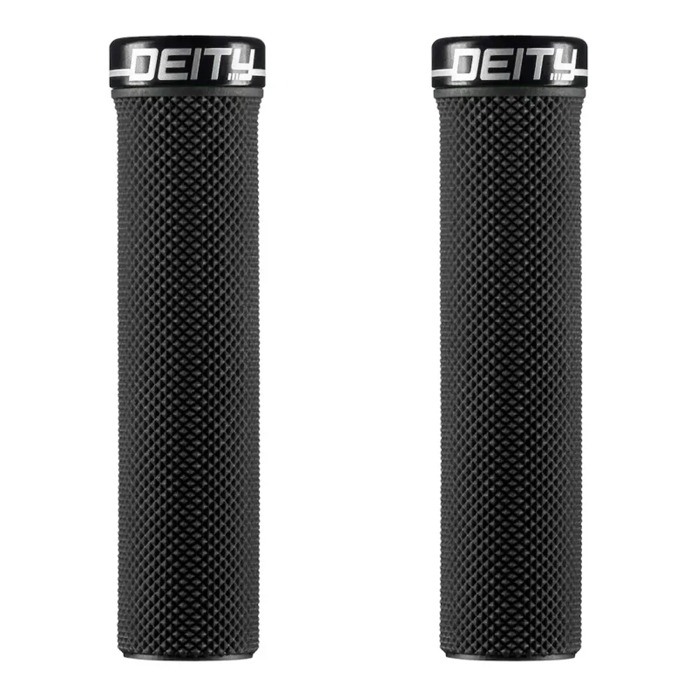 South Downs Bikes Deity Slimfit Mountain Bike Grips in Black | FREE delivery over £30 + Cycle Scheme