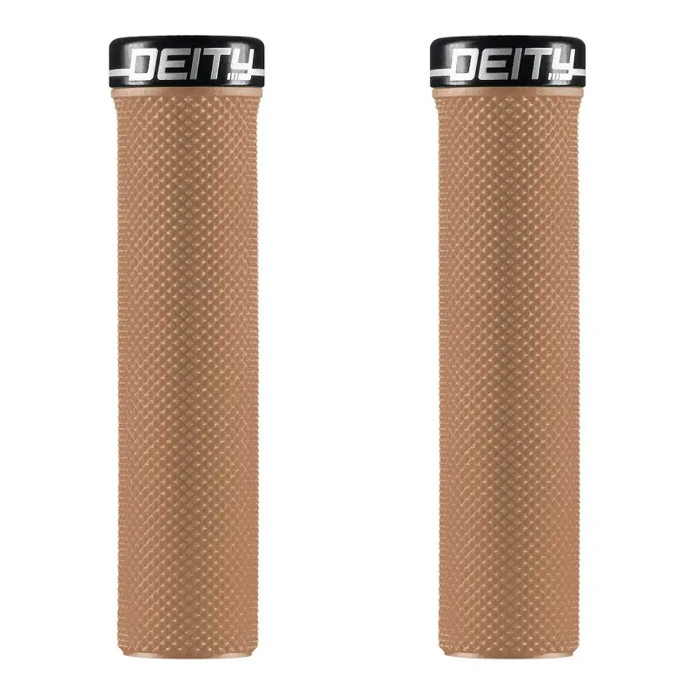 South Downs Bikes Deity Slimfit Mountain Bike Grips in Gum | FREE delivery over £30 + Cycle Scheme