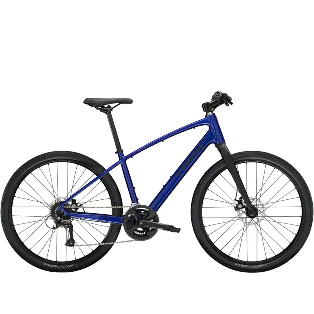 South Downs Bikes Trek Dual Sport 1 Hybrid Bike in Hex Blue | FREE delivery over £30 + Cycle Scheme