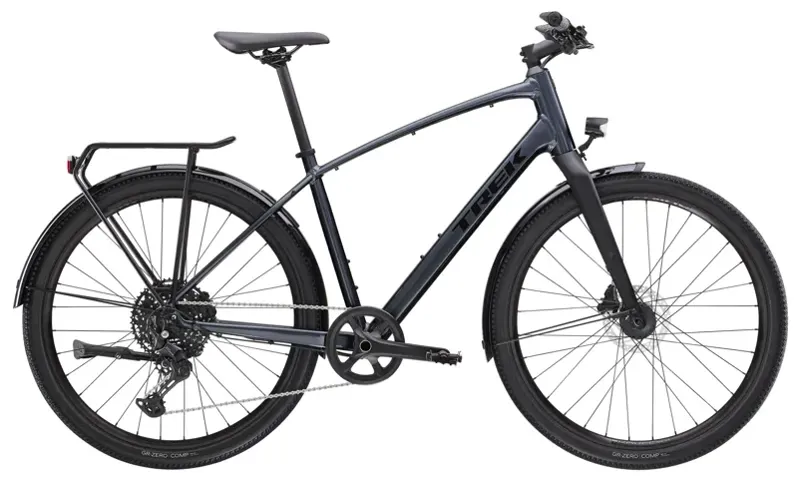 Trek Dual Sport 3 Equipped Hybrid Bike In Galactic Grey