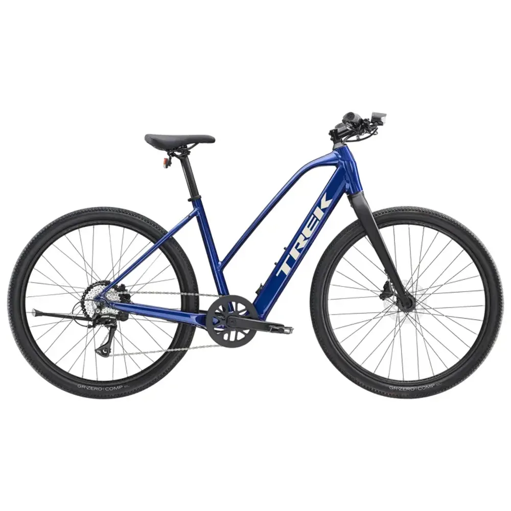 South Downs Bikes Trek Dual Sport+ 2 Stagger LT e-Hybrid Bike In Hex Blue | FREE delivery over £30 + Cycle Scheme