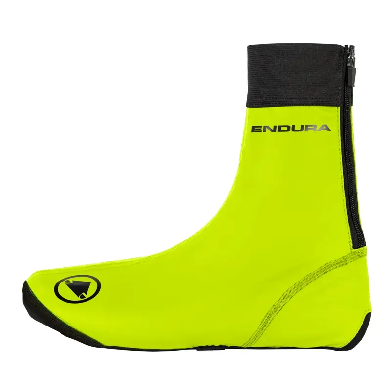 Endura FS260-Pro Slick Overshoe II Hi-Viz in Yellow 