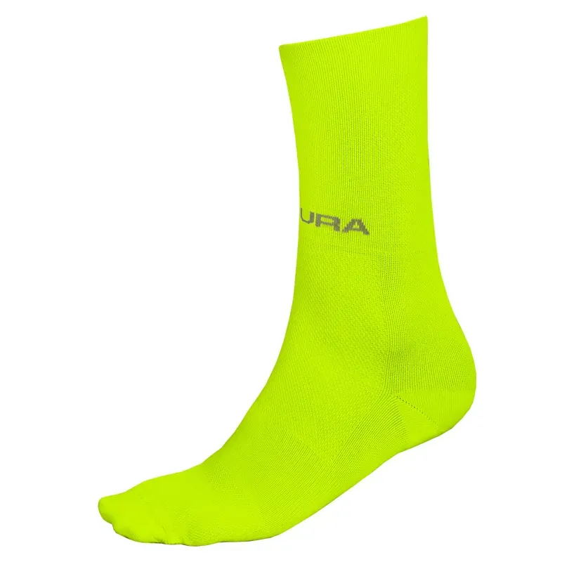 Endura Pro SL II Socks in Hi Viz Yellow 