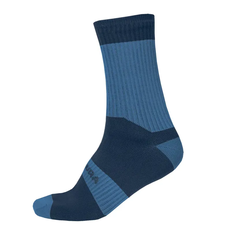 Endura Hummvee II Waterproof Socks in Ink Blue