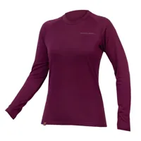 South Downs Bikes Endura Women's BaaBaa Blend L/S Baselayer in Aubergine | FREE delivery over £30 + Cycle Scheme
