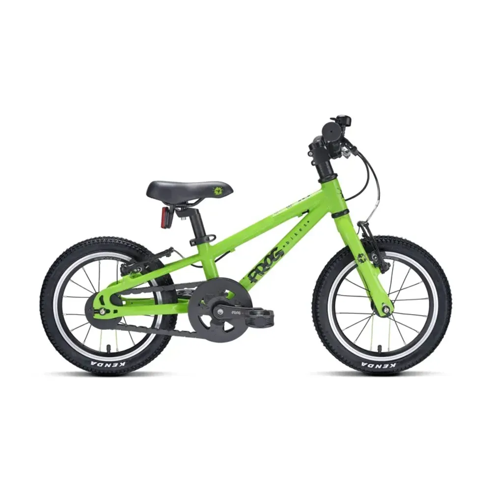 South Downs Bikes Frog Bikes Kids Frog 38 14in First Pedal Bike in Green | FREE delivery over £30 + Cycle Scheme