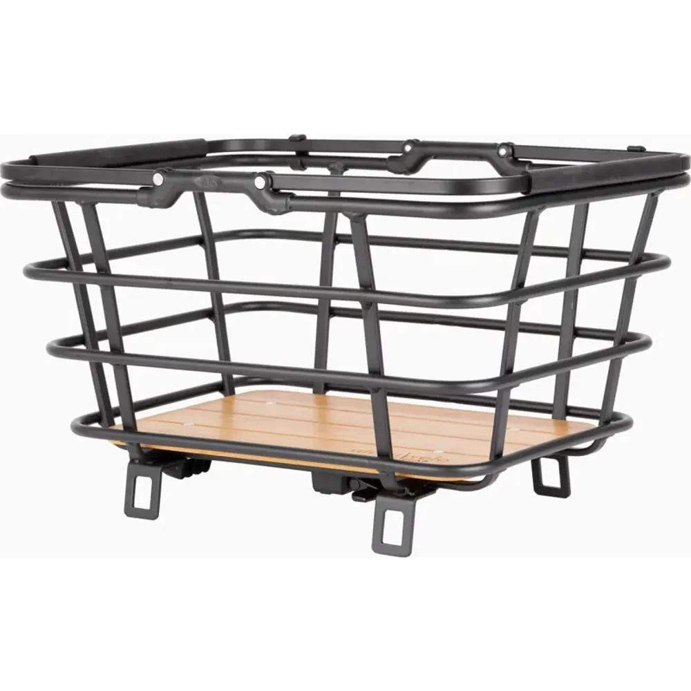 South Downs Bikes Atranvelo Epic Shopper AVS 23l Bamboo Base Basket in Black | FREE delivery over £30 + Cycle Scheme