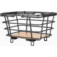 South Downs Bikes Atranvelo Epic Shopper AVS 23l Bamboo Base Basket in Black | FREE delivery over £30 + Cycle Scheme