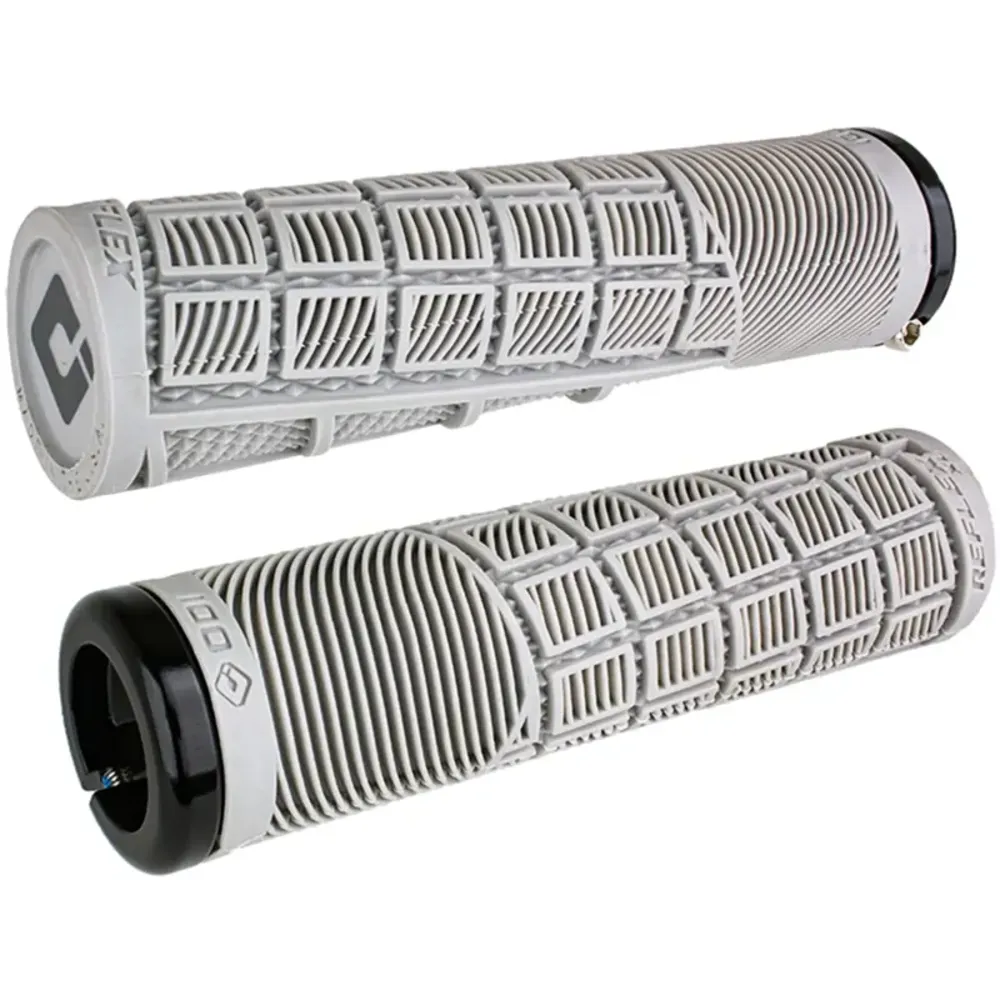 South Downs Bikes ODI Odi Reflex 135mm MTB Lock On Grips in Grey | FREE delivery over £30 + Cycle Scheme
