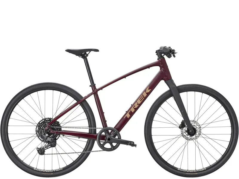 Trek FX Sport AL 3 Hybrid Bike in Cobra Blood