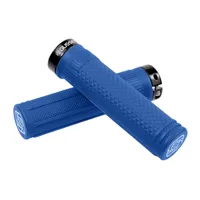 South Downs Bikes Gusset Grips Gusset Components S2 133mm Lock-on Grips in Blue | FREE delivery over £30 + Cycle Scheme