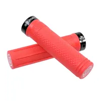 South Downs Bikes Gusset Grips Gusset Components S2 133mm Lock-on Grips in Red | FREE delivery over £30 + Cycle Scheme