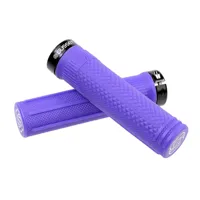 South Downs Bikes Gusset Grips Gusset Components S2 133mm Lock-on Grips in Purple | FREE delivery over £30 + Cycle Scheme