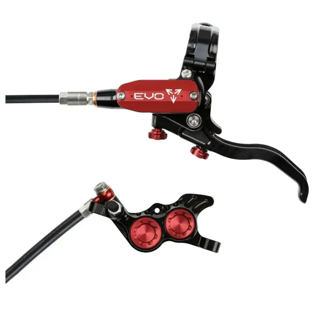 South Downs Bikes Hope Tech 4 EVO GR4 - Black/Red - No Rotor | FREE delivery over £30 + Cycle Scheme