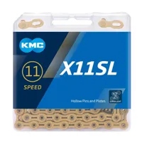 South Downs Bikes KMC X11-SL 118L Chain in Gold | FREE delivery over £30 + Cycle Scheme