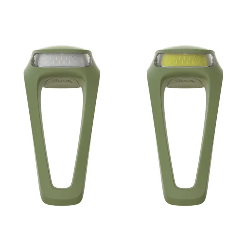 South Downs Bikes Knog Frog V3 Light Twin Pack in Army Jacket Green | FREE delivery over £30 + Cycle Scheme