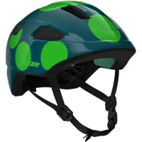 South Downs Bikes Lazer NutZ 2.0 KinetiCore Youth Helmet in Green Dots | FREE delivery over £30 + Cycle Scheme