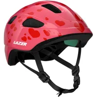 South Downs Bikes Lazer NutZ 2.0 KinetiCore Youth Helmet in Little Hearts | FREE delivery over £30 + Cycle Scheme
