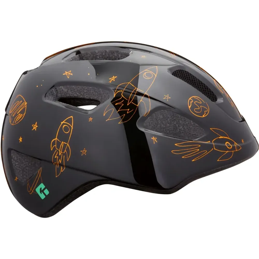 South Downs Bikes Lazer PNut KC 2.0 KinetiCore Child Helmet in Flying Rocket | FREE delivery over £30 + Cycle Scheme
