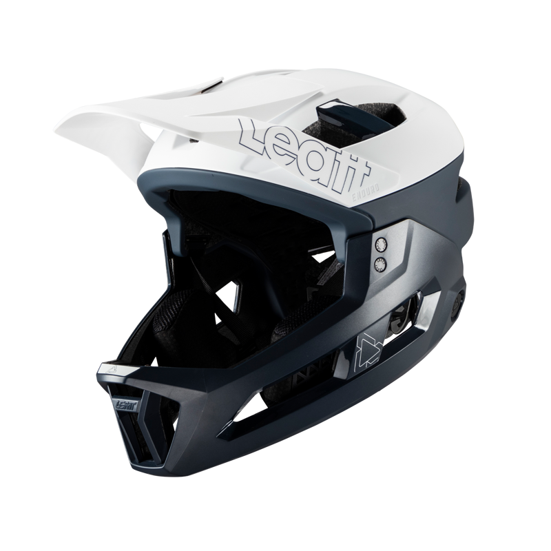 Leatt Enduro 3.0 MTB Helmet in White-2