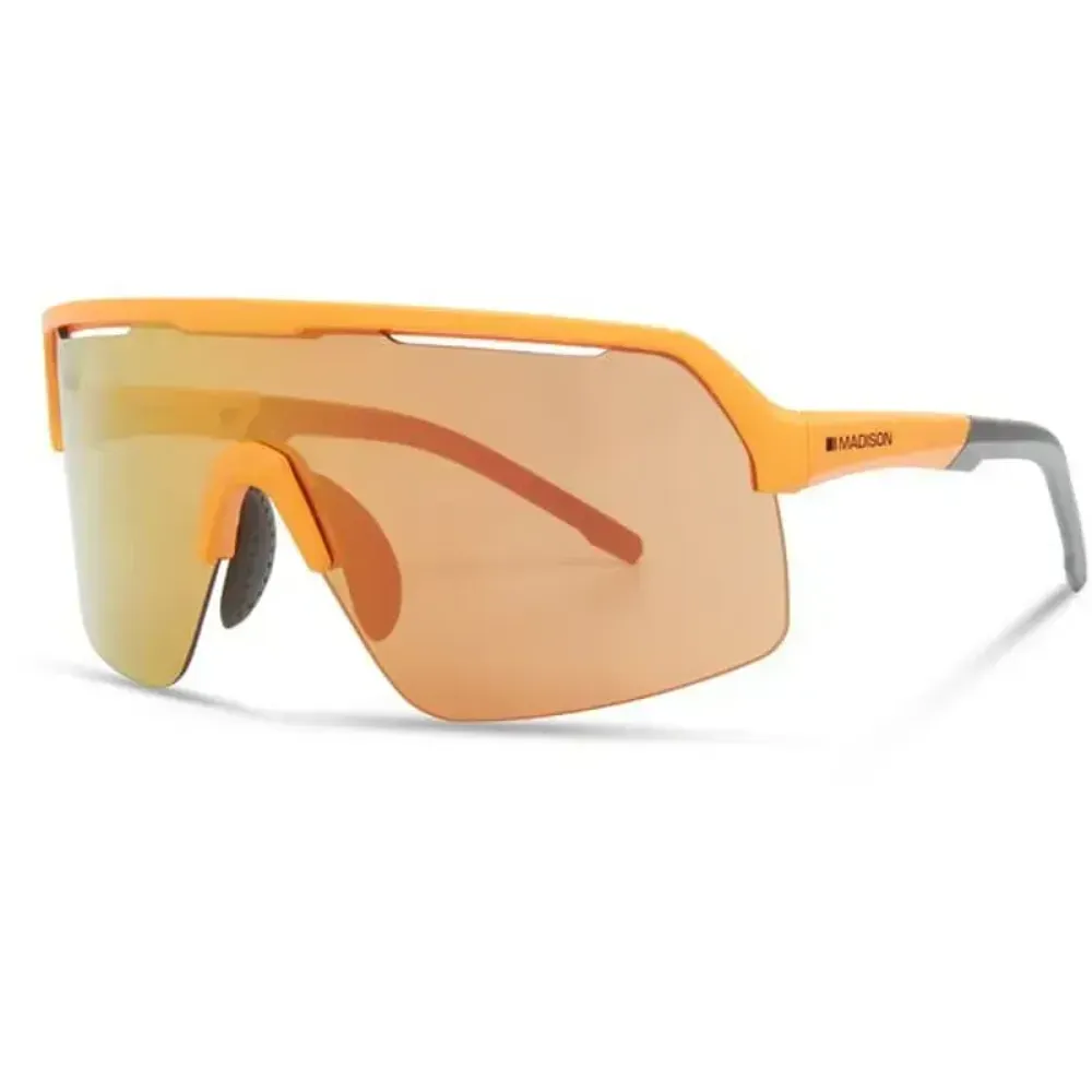 South Downs Bikes Madison Eyewear Crypto Air 3 Lens Pack Sunglasses in Mango Orange | FREE delivery over £30 + Cycle Scheme